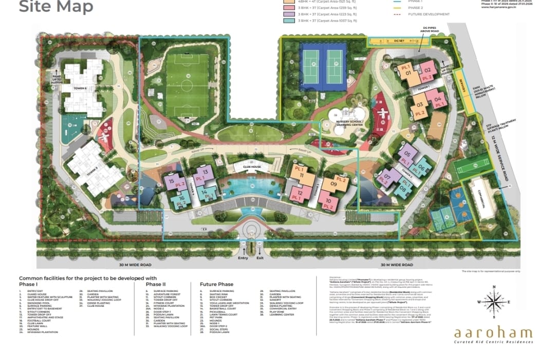 Ashiana Aaroham master plan
