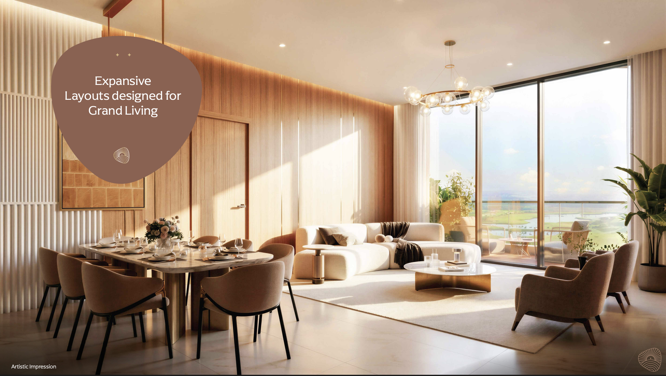 Sample Unit Living Room