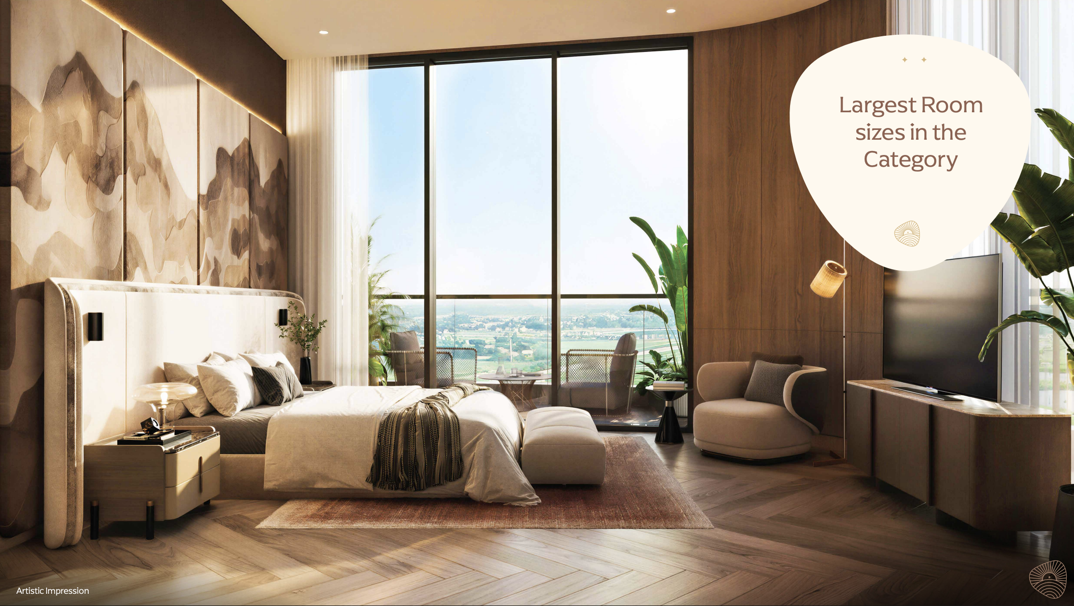 Sample Unit Bedroom